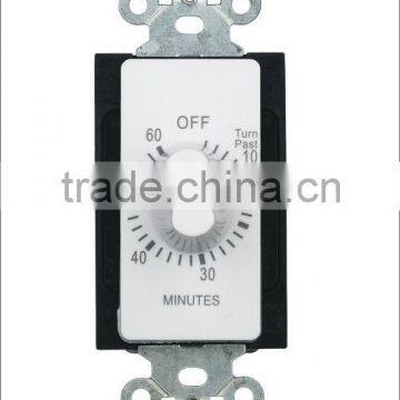 60 min countdown in wall mechanical spring wound timer