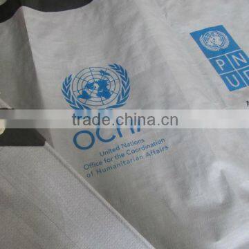 Custom LOGO printed fabric canvas tarpsulin