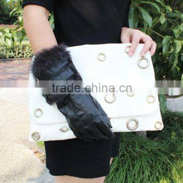 2015 new season special and fashion competive price fur leather gloves