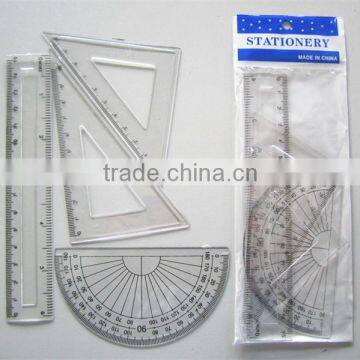 plastic ruler set l ruler set for school