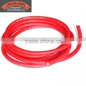 flexible red matte PVC OFC high temperature cable 10GA