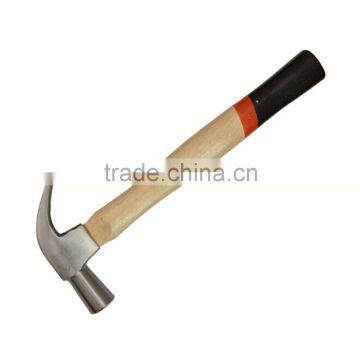 South American type high quality wooden handle fibre glass handle Claw Hammer