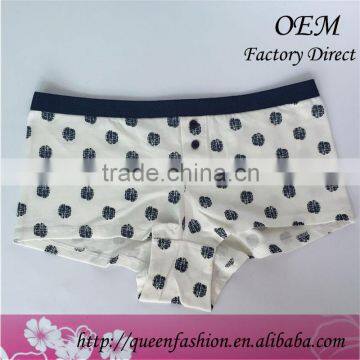 Fashionable polka dot women simple panties new style girls panties