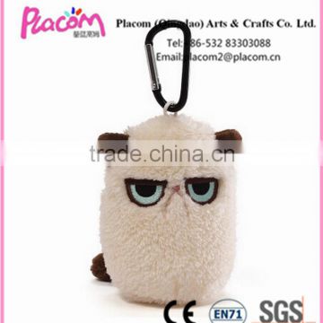 Best selling High quality Cheap Promotional gifts Wholesale Plush toy Keychain Owl