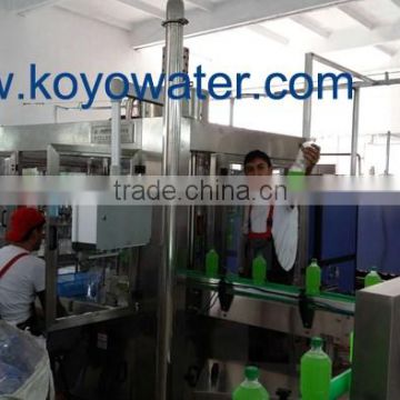 Carbonated beverage produce line