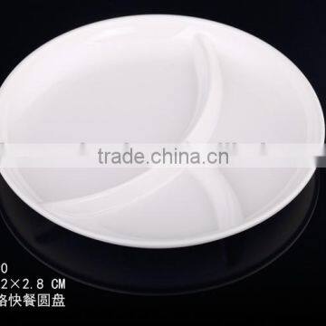 High Quality Cutomized Unbreakable 100% Melamine Plastic Tray With Compartments