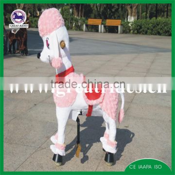 pony rides cartoon mechanical horse