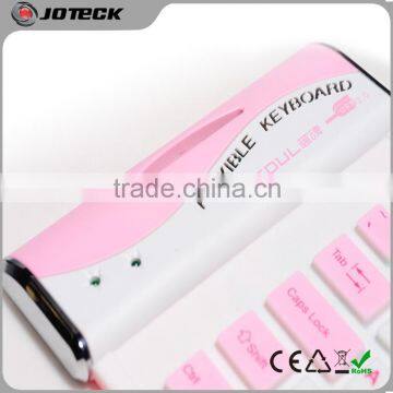 Flexible Colorful 104 Keys USB Silicon Rubber Computer Keyboard With Separable Cable--JK104C photo-4