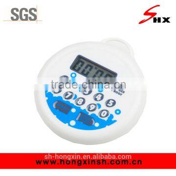 Waterproof digital shower timer