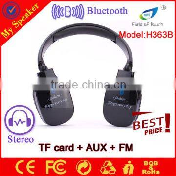 Bluetooth FM headphone wholesale 2014 hot sale factory price
