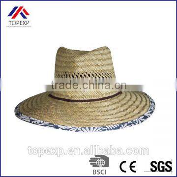 Traditional Straw Hat Summer Large Brim Straw Hat photo-5