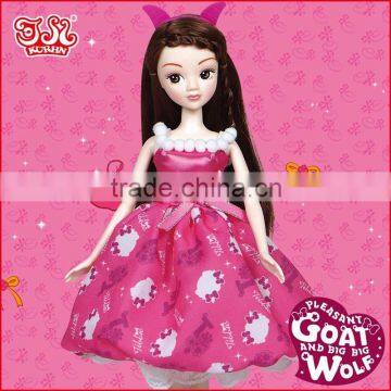 28cm vinyl doll Fashion doll toy doll accessories playset