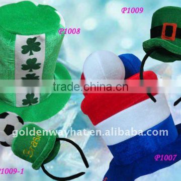 2012 Fashion Adult green felt party hat