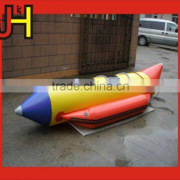 2016 8 Person SingleTube Inflatable Water Games Flyfish Banana Boat For Sale