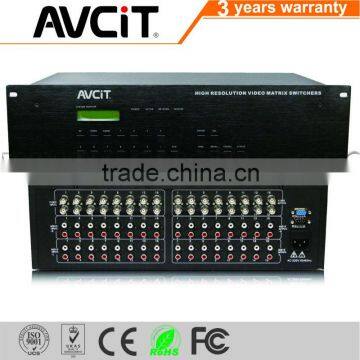 16 in 16 out Audio composite video routing switcher