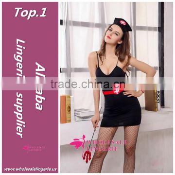 Big bust women asian sexy lingerie costume for japanese sexy nurse costume