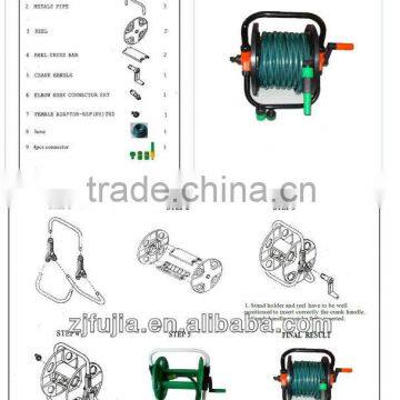 portable garden hose & hose reel for 30m