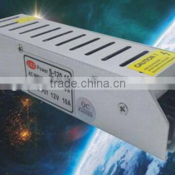 120w nice quality 24v 5a strip shape power supply ,LED switching power supply 24V DC