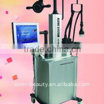 Vacuum+cavitation+rf +liposuction+Rotating Fat+video Control System Ultrasonic Rf And Cavitation Slimming Machine Lipolysis Vacuum Massage Therapy Machine Skin Rejuvenation