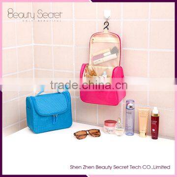 Multi-functional waterproof cosmetic case blue cosmetic case for brushes