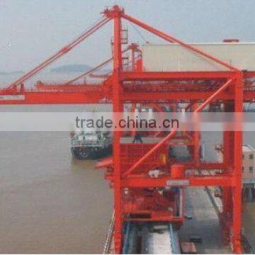 bridge type grab ship unloader