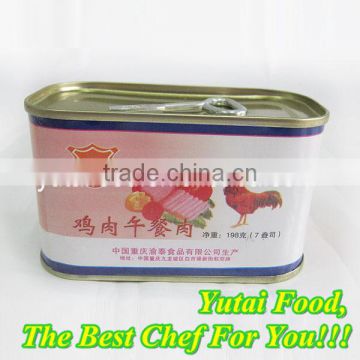 Luscious Food Chicken Luncheon Meat Food Grade Tin Can