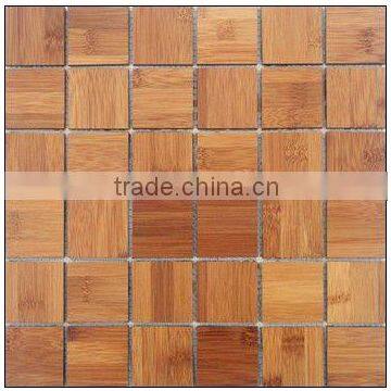 Carbonized Mosaic Bamboo Wallpaper