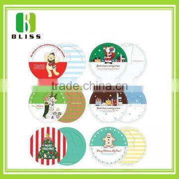 Custom Cheap Greeting Type Printing Best Wishes Birthday 3d Paper Magic Christmas Cards photo-5