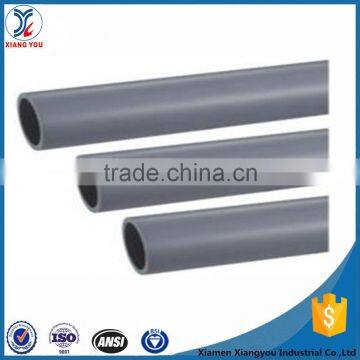 PVC pipe list grey pvc plastic water pipe