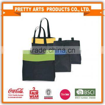 600D polyester beach tote bag with strong handles