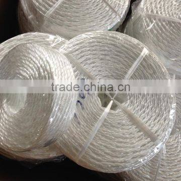 3 strands pp rope twisted polypropylene rope