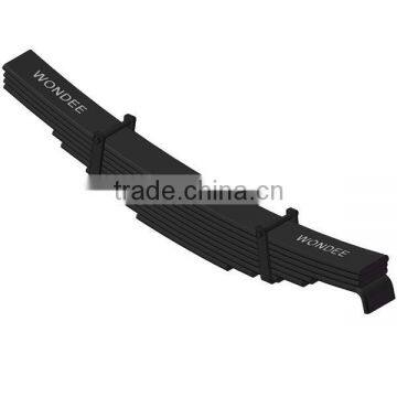 Asia Market Conventional Trailer Fuwa Type Leaf Spring