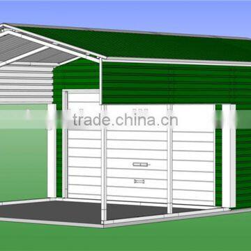 Steel Frame Steel Carport With Storage Room Building photo-5