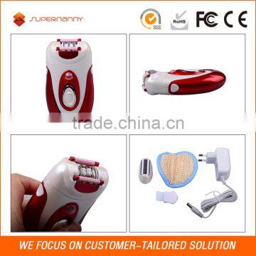High Quality Lady Battery Operated Shaver Hair Remover Epilator