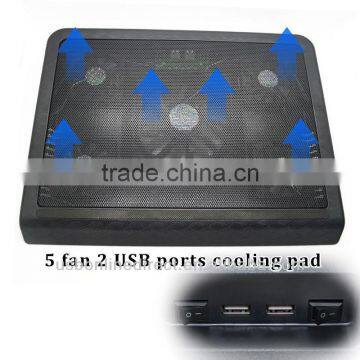 Hotlaptop cooling fans,notebook cooling pad,laptop cooling pad,220V cooling fan ,2 USB HUB fun FOR 15 17" LAPTOP Notebook