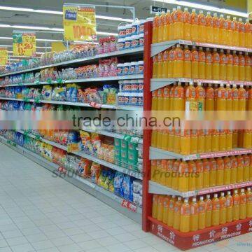 market promotion usage liquid bottle shelves