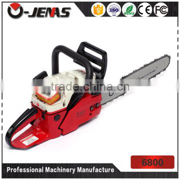 Ojenas high quality 68cc 3.2kw agriculture tools power garden chainsaw