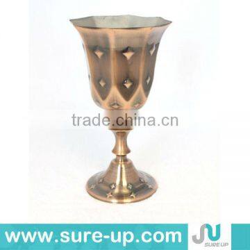 Metal craft antique metal candleholder