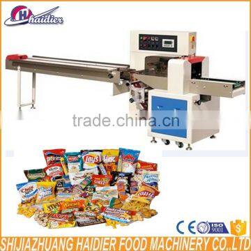 cake flow wrapping packaging machine/automatic food packaging machine for coffee , cake , bread , soap ,industrial parts ,tray