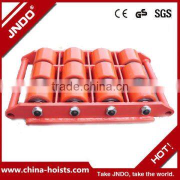 18t heavy duty cargo trolley with 12 wheel