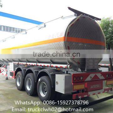 45m3 50m3 Oil Tank Semi Trailer Aluminum Tanker Trailer photo-2