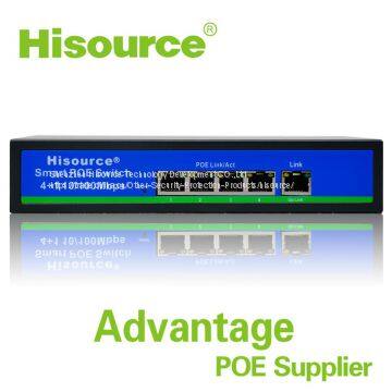 10/100Mbps 4+1 5 Port Network Poe Switch photo-2