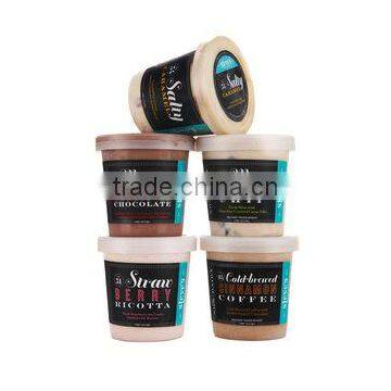 Customized IML Food Container Packaging, Ice Cream Pints,Ice Cream Tub Suppliers photo-4
