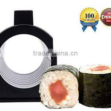 Sushi Making Kit with Rice Press Mold Set. Various Shapes Sizes-Round Mickey Mouse Ears-Perfect Roll Maker Tools