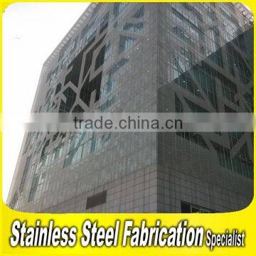 304 Stainless Steel Decorative Exterior Perporated Wall Panel