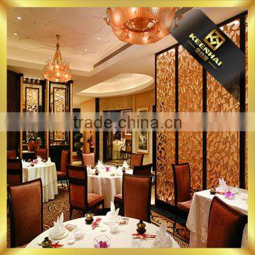 Hot Sale Restaurant Stainless Steel Decorative Room Divider Screen photo-3