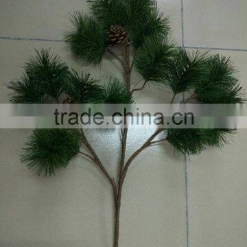 SJ0701115 Decorative tree branches leave/artificial pine tree fronds