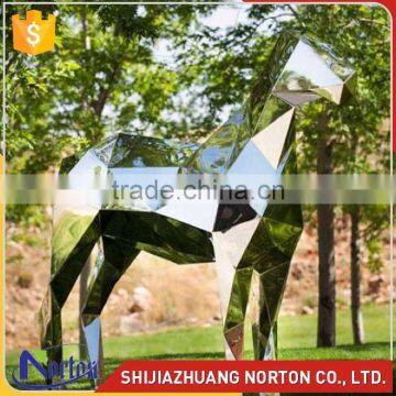 abstract stainless steel horse sculpture in london for home & garden NTS-609X