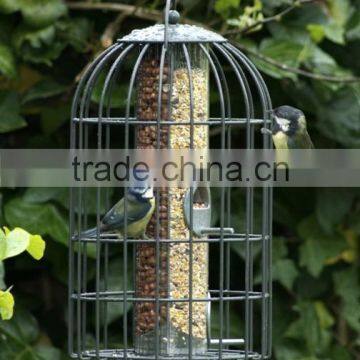 Powder coated Hanging Bird Feeder Metal Bird Cage