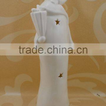 Factory Direct White Ceramic Christmas Decoration for Wholesale photo-2